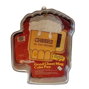 Vintage Wilton Good Cheer Mug Cake Pan 2105-5496
